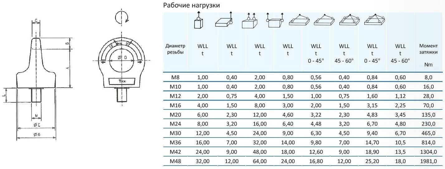 Большая рабочая нагрузка. Грузоподъемность рым-болтов таблица. Рым болт m10 усиленный. Рым болт м20 нагрузка. Рым болт м20 WLL 1.2 нагрузка.