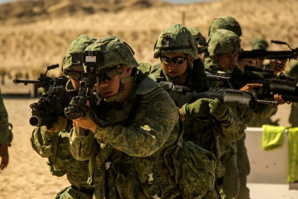 The army force. The army force