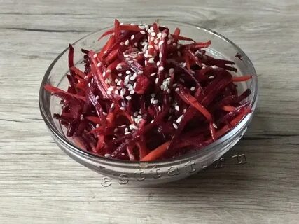 Сырая свекла салаты рецепты с чесноком