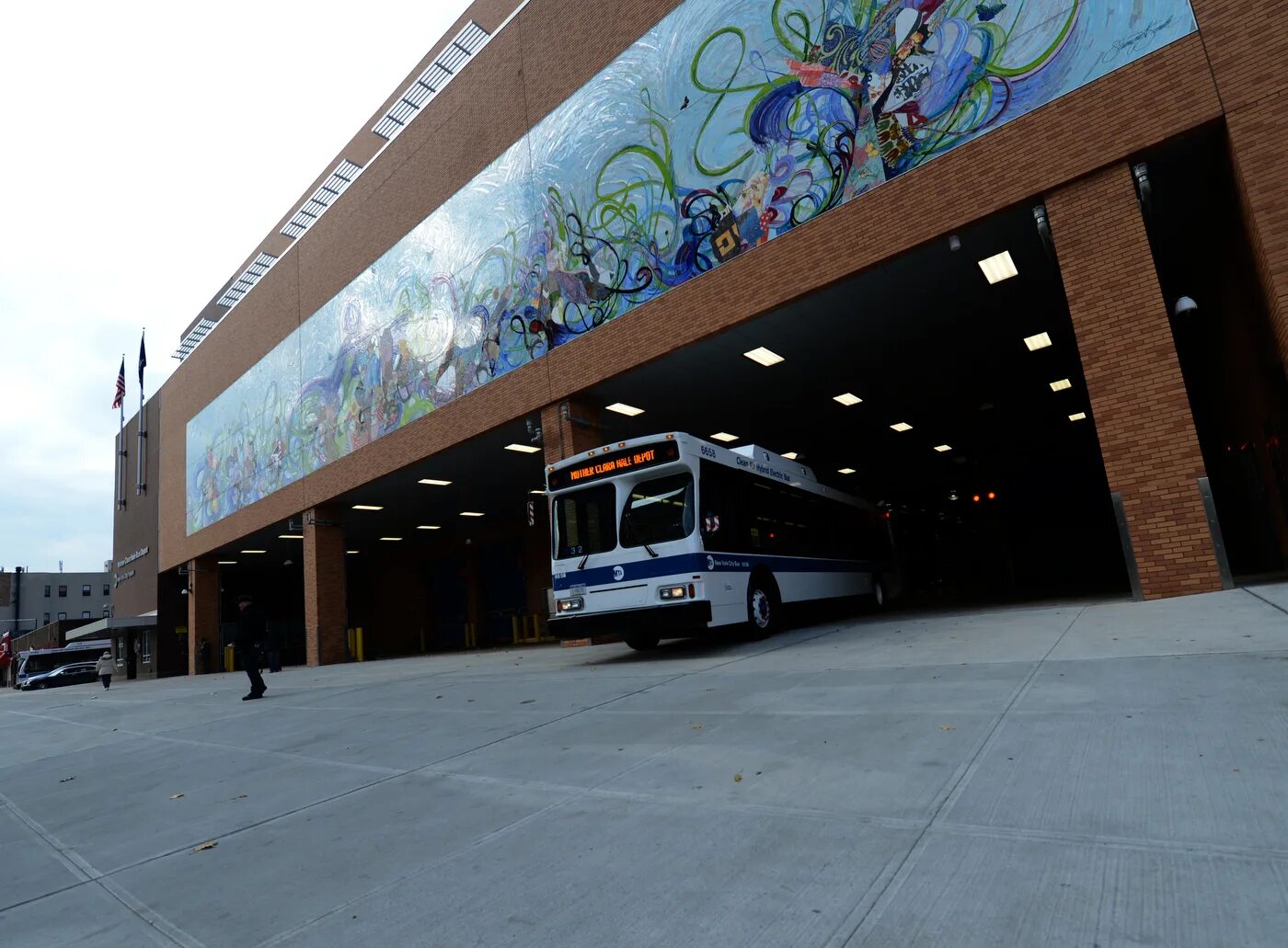 Bus depot. Boston bus depot.