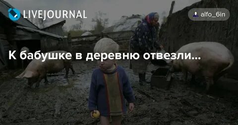 Едим к бабушке в деревню