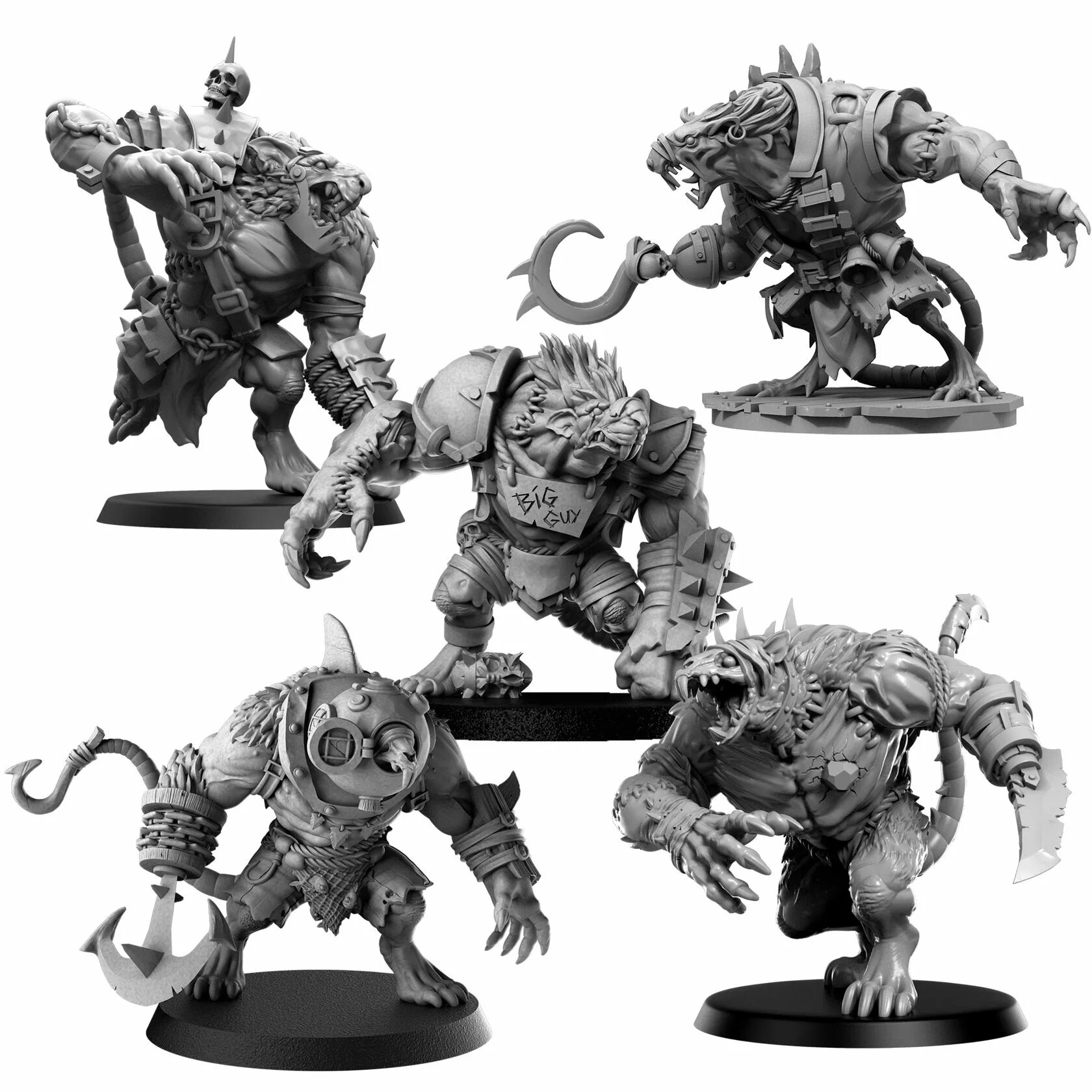 Огр 1. Rat Ogres Skaven Miniature. Punga Miniatures rat Ogre. Ruinstorm Daemon Brutes. Огр тиран Скибор.