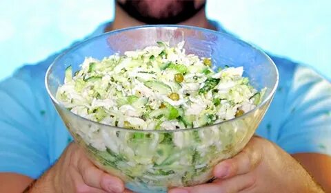 Рецепт салата с курицей яйцом капустой