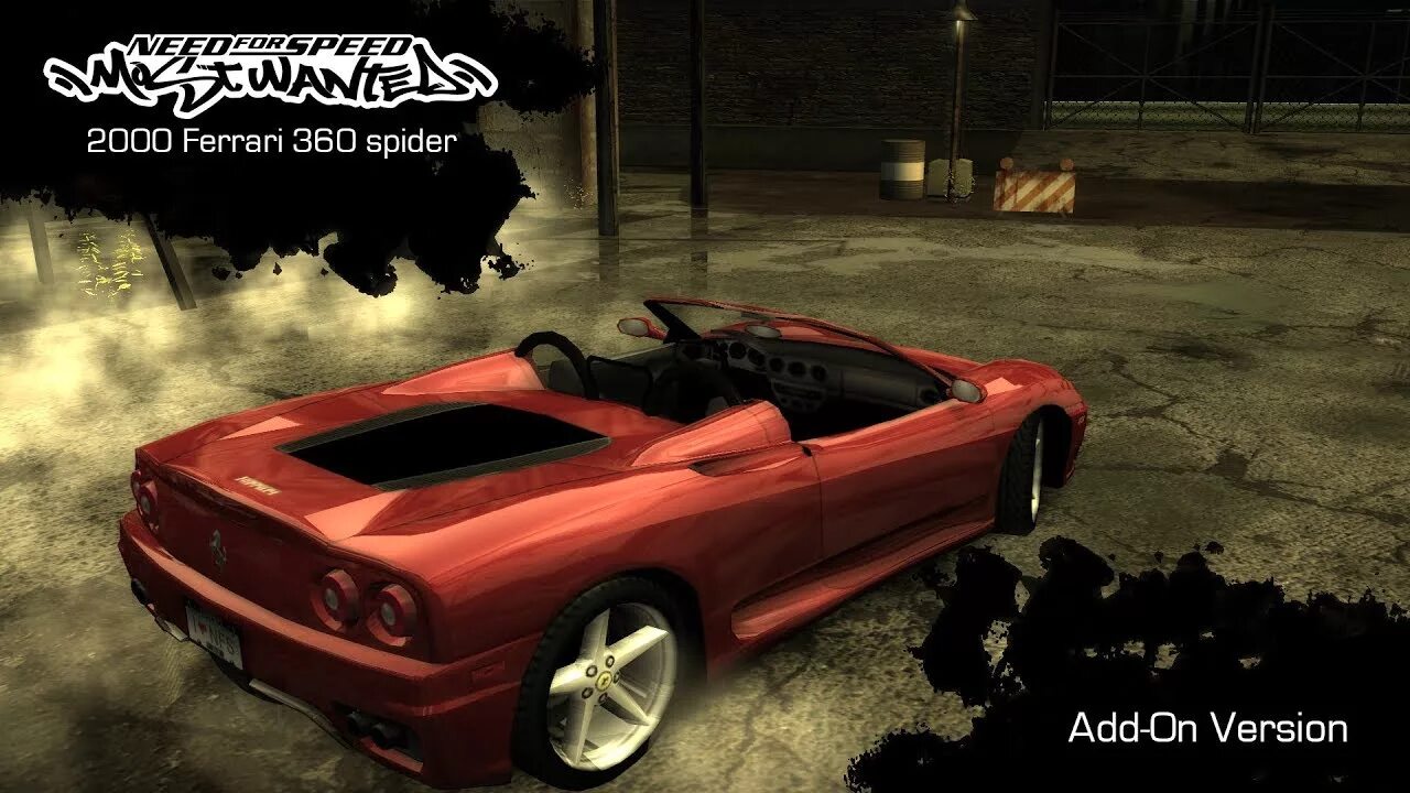 Nfs most wanted 2005 mod loader. Ferrari 360 spider для nfs most wanted. nfs mw 510. нфс мод лоадер. нфс мост вантед 2012 феррари.
