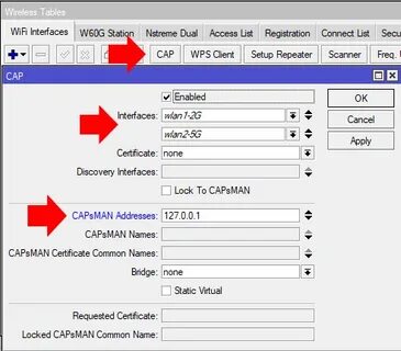 Mikrotik 7 capsman