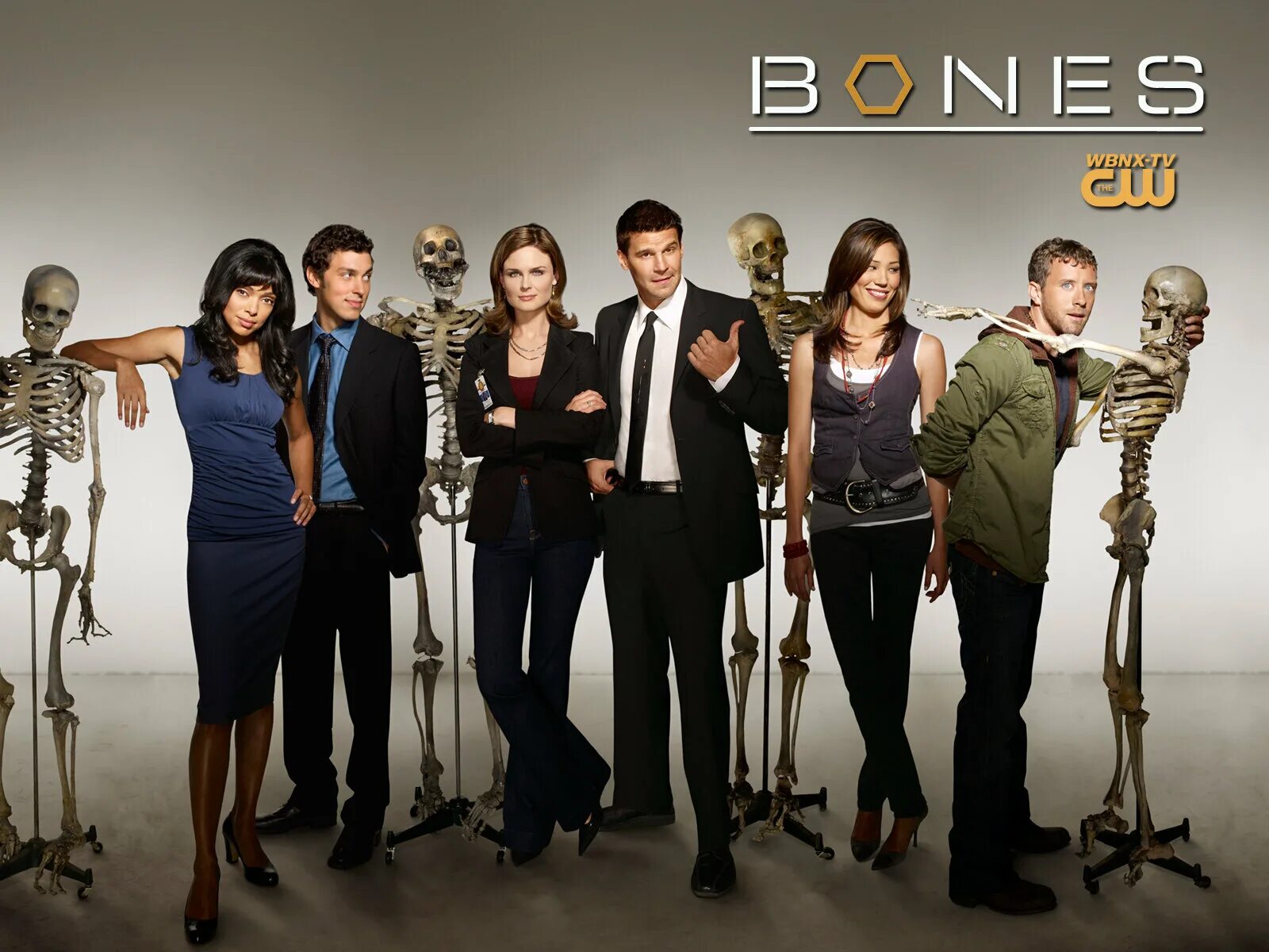 Group Picture Eric Millegan, Emily Deschanel, David Borean. Flickr