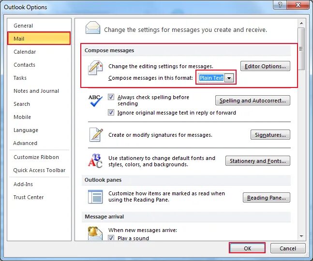 Message options. Вложения в Outlook. Подпись аутлук 2010. Отображение аутлук. Обработка письма в Outlook.