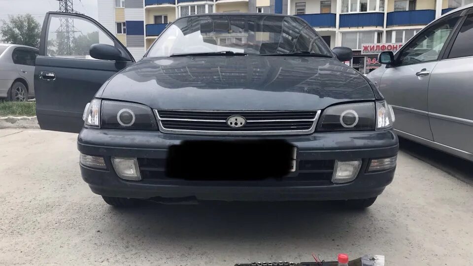 Тойота корона бочка 1993 как снять противотуманки Туманки Toyota Corona (T190), 1,8 л, 1992 года тюнинг DRIVE2