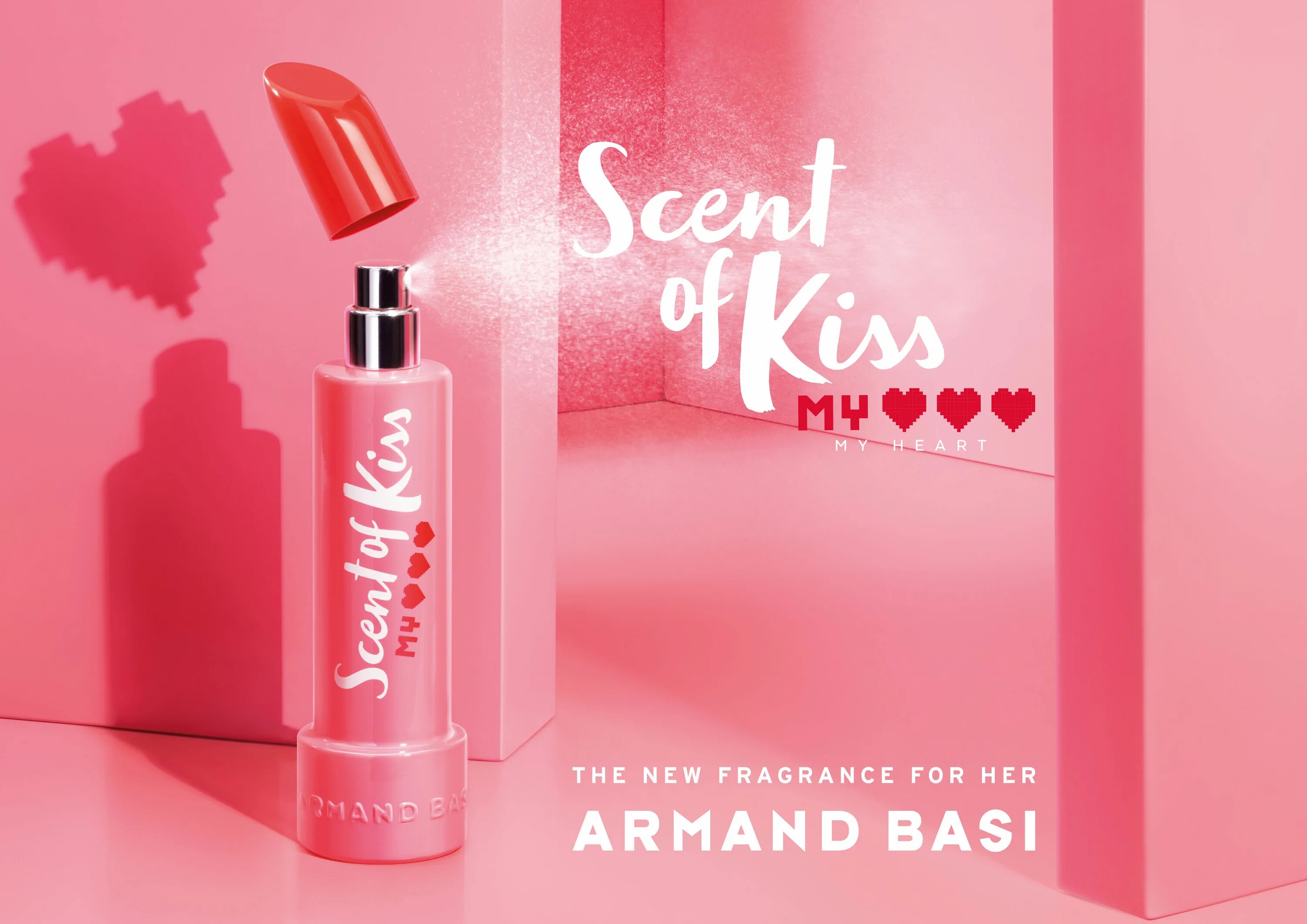 Armand basi Scent of Kiss EDT 50ml. Armand basi Scent of Kiss Lady 50ml EDT. Armand basi Scent of Kiss my Heart Lady 50ml EDT. Armand basi Scent of Kiss w EDT 50ml. Kiss my heart