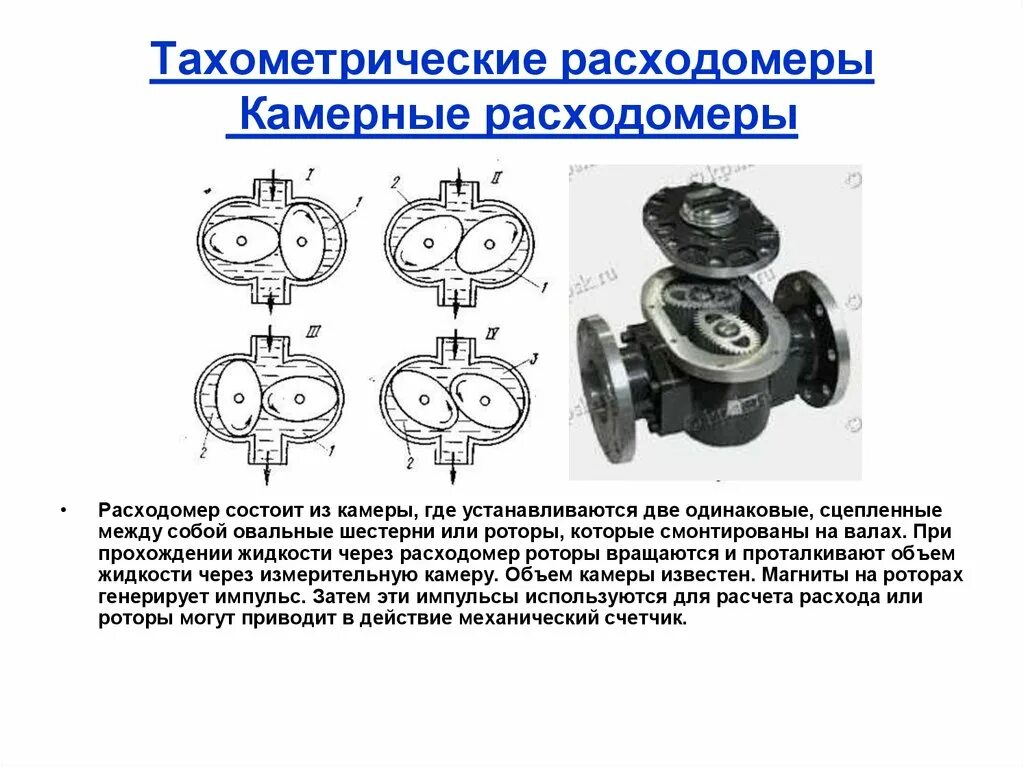 Типы датчиков расхода