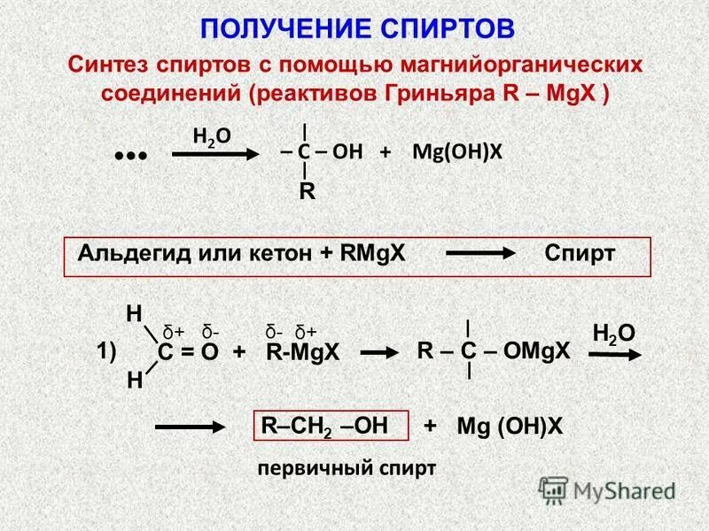 Хлорэтановая кислота. Синтез спиртов с помощью магнийорганических соединений. Реактив Гриньяра МАГНИЙОРГАНИЧЕСКИЙ Синтез. МАГНИЙОРГАНИЧЕСКИЙ Синтез кетонов. Реактив Гриньяра с альдегидом.