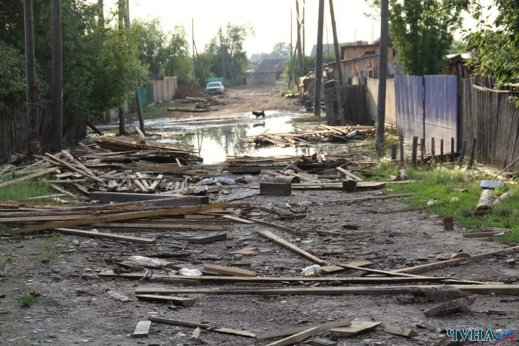 Поселок октябрьский чунского