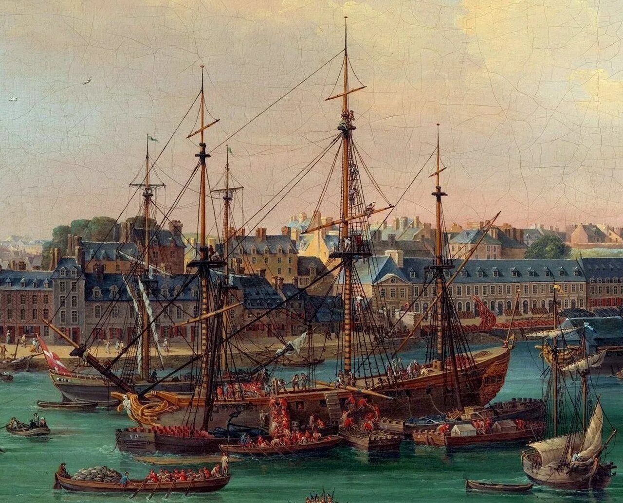 Французский флот 18 века. Французская эскадра 18 века.