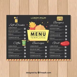 Menu page