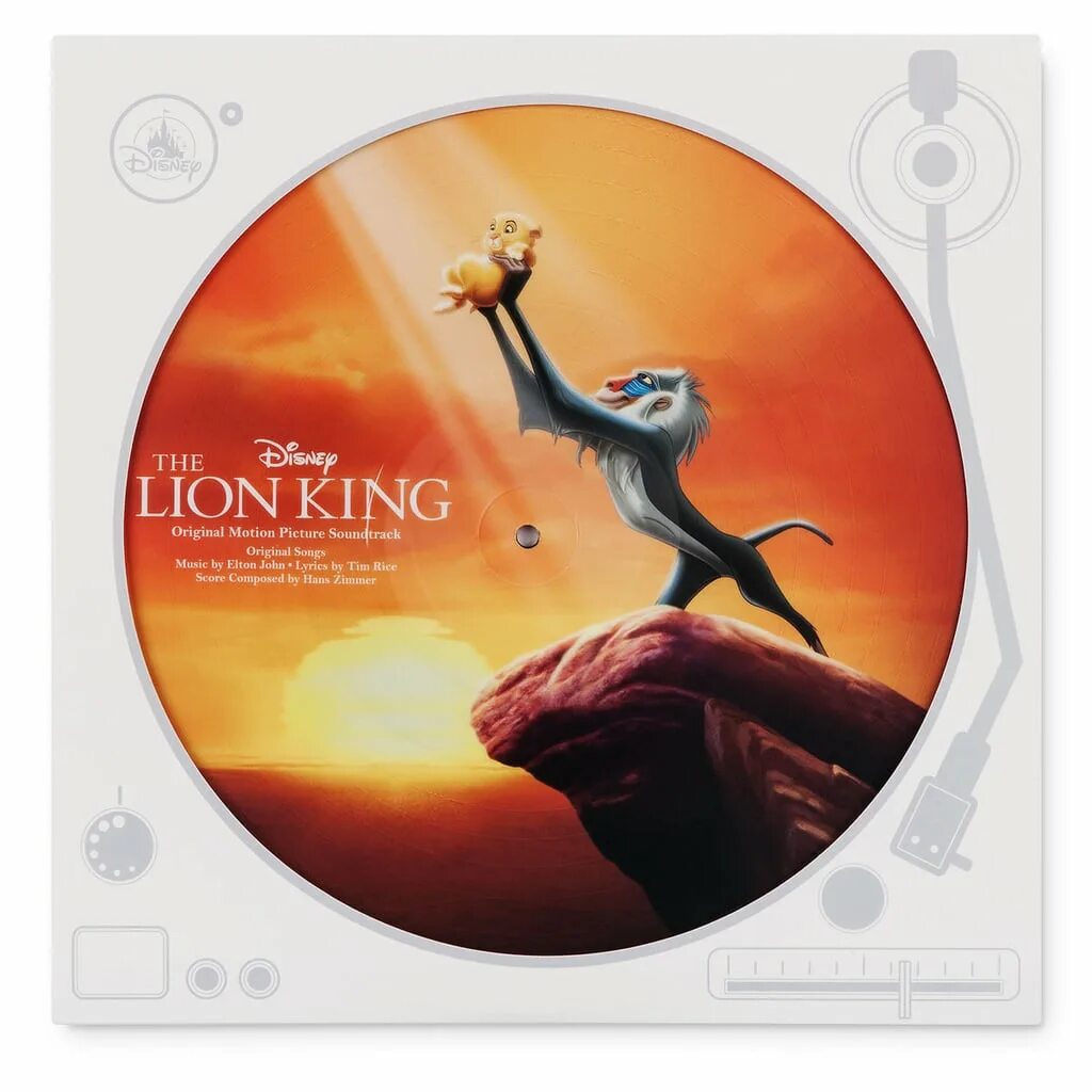 The original king. Walt Disney records Vinyl Pixar picture Disc.