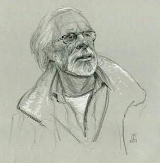 Старик рисунок карандашом