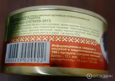 Индейка тушеная калорийность