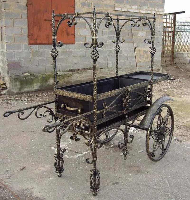 мангал неразборный ажур 5001р. 40мм с 4 шампурами. мангал с коваными элементами. мангал мдр-06 с крышей. мангал ханты.