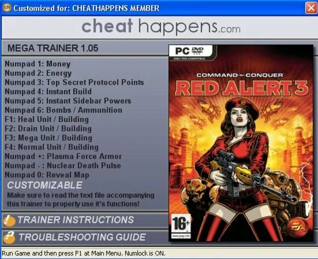 Red Alert 1 Trainer v 3/03. Трейнер Command Conquer. Command & Conquer: Red Alert 3. Red Alert 3 трейнер.