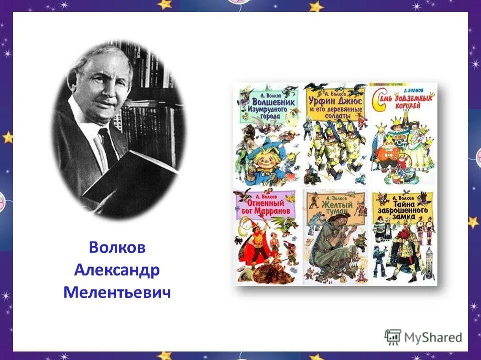 Портрет писателя Волкова волшебник изумрудного города. День детской книги детские писатели