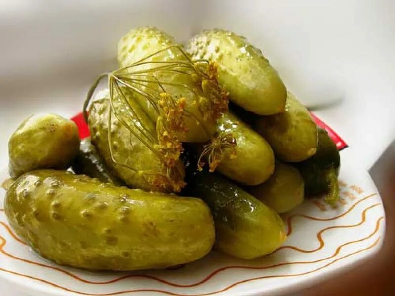 Праздничный рецепт огурцов
