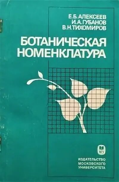 Алексеев е п. Ботаническая номенклатура растений. Кодекс Ботанической номенклатуры. «Ботаническая номенклатура» е. б. Алексеев. Венский кодекс Ботанической номенклатуры.