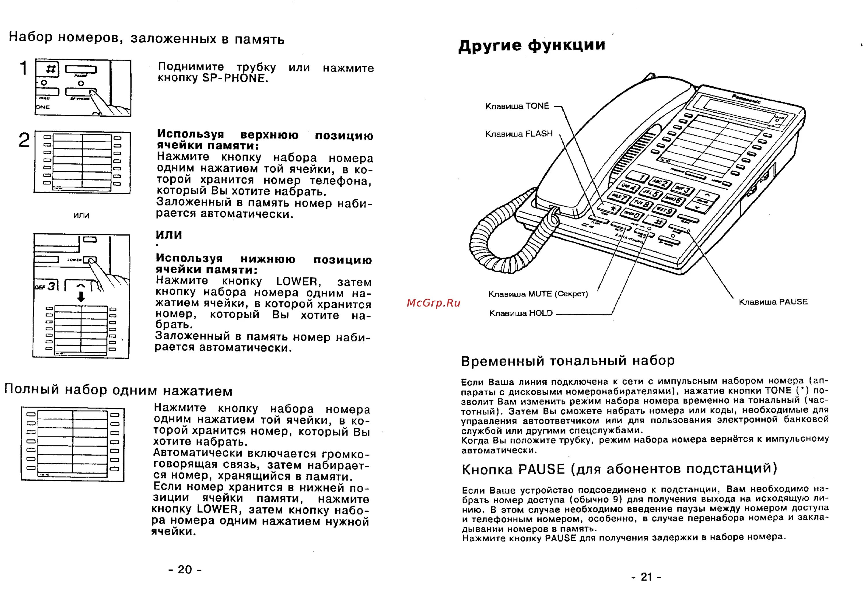 Кнопка набора номера