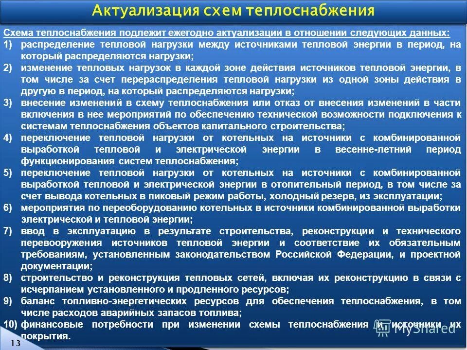 Изменение систем теплоснабжения. Актуализация схемы теплоснабжения. порядок актуализации схемы теплоснабжения. процедура актуализации схемы теплоснабжения. актуализация системы теплоснабжения это.