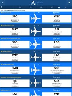 Empty legs