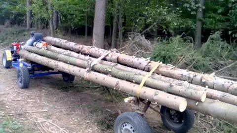 Прицеп для длинных бревен