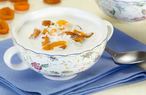 Молоко с курагой
