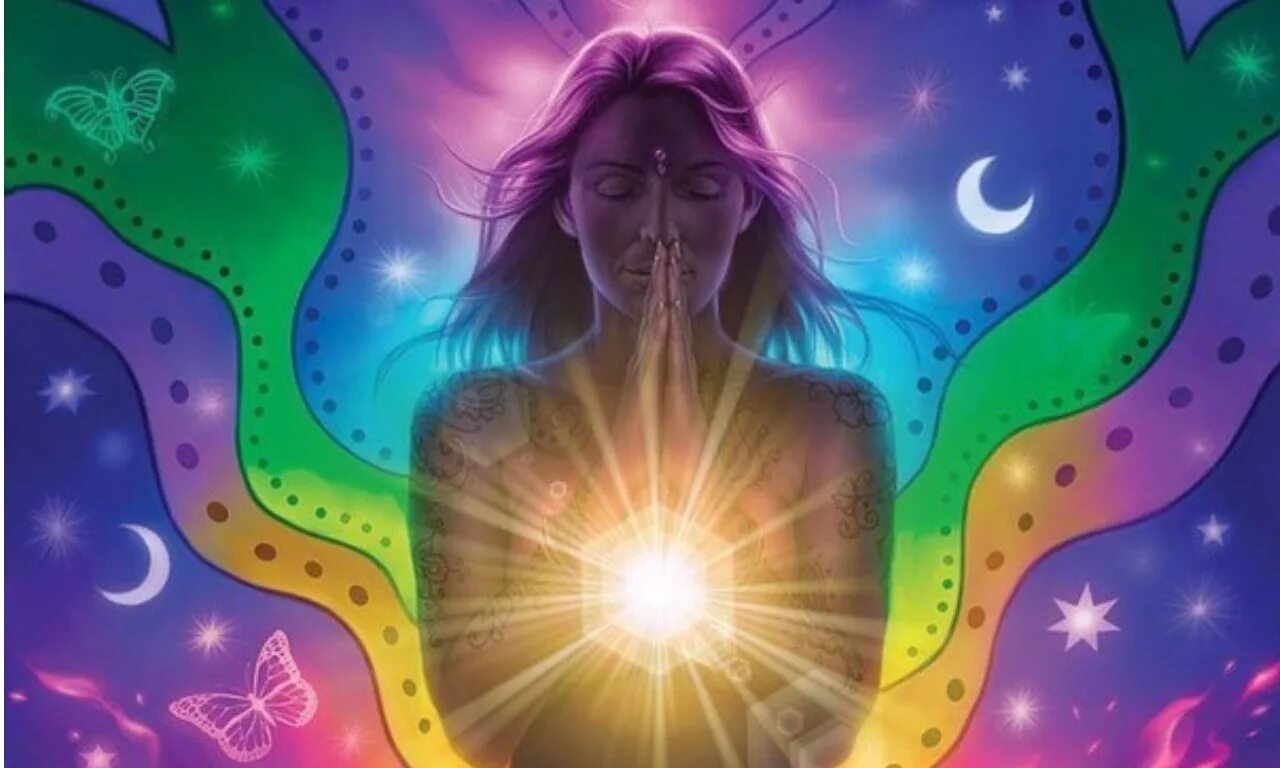 Женская энергия. Наполнение энергией. Энергия души. Медитация свет души.