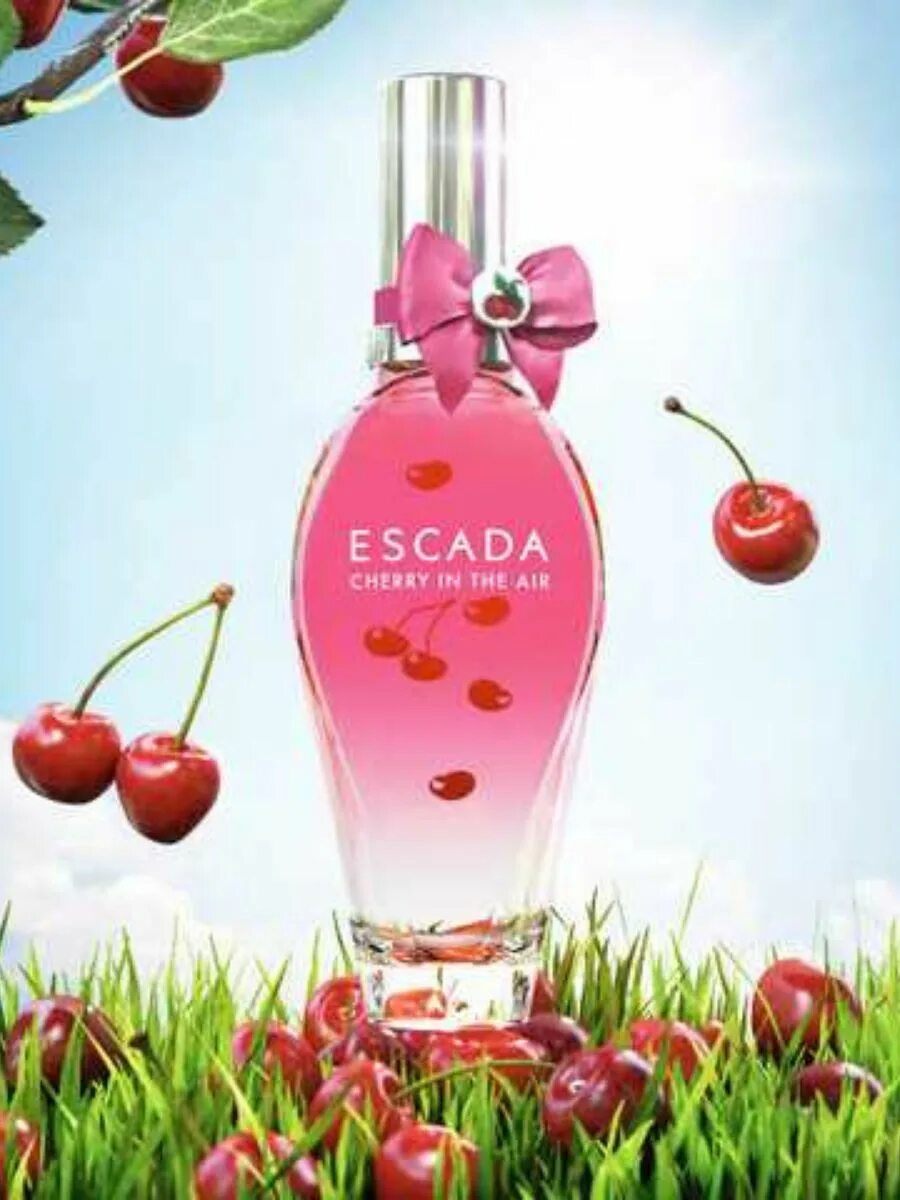 Эскада черри Эйр. Эскада Парфюм черри. Escada Cherry in the Air 100 мл. Духи Эскада женские вишня. Туалетная вода air