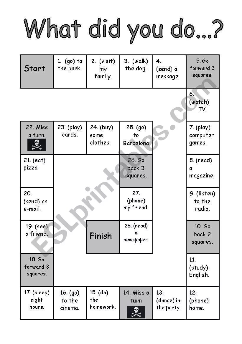 Английский boardgame past simple. Past simple questions boardgame. Past simple Irregular verbs boardgame. Игра ходилка past simple.