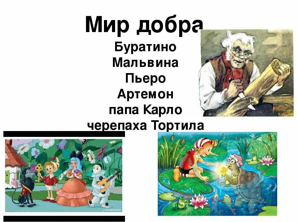 Какие герои в буратино. Буратино описание героя. Герои сказки буратино. Литературный сказочный персонаж. Главные герои сказки буратино.