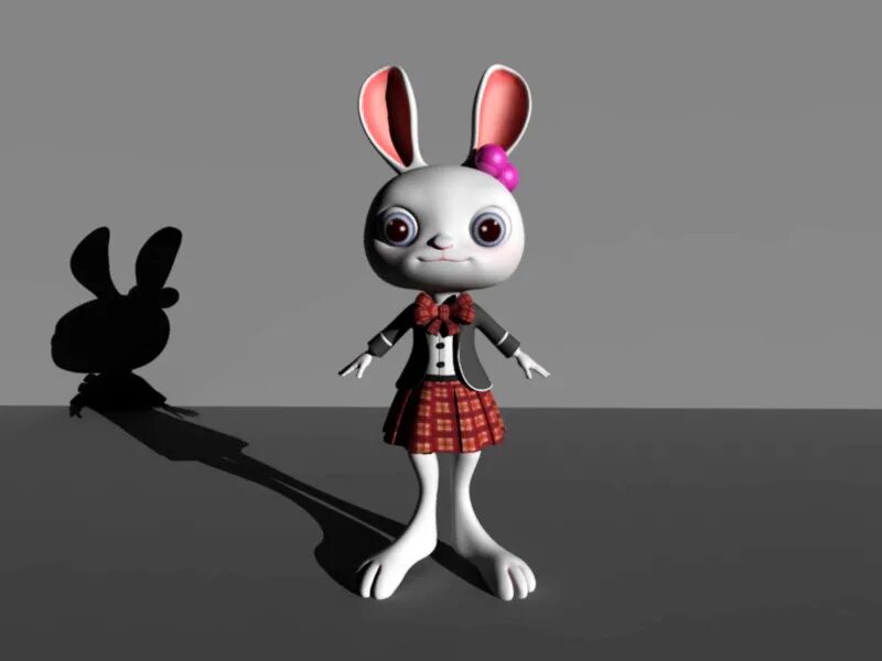 Фотки игры зайчик. Заяц персонаж. Заяц из игры. Кролик 3d модель. Моделька кролика 3д.