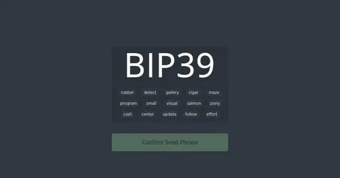 Mnemonic wallet