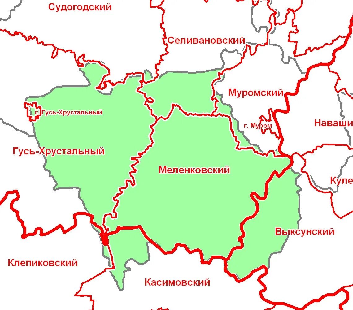 Меленковский уезд Владимирской губернии. Карта Меленковского РАЙОНАВ. Карта Меленковского района Владимирской. Старая карта Меленковского района Владимирской области.