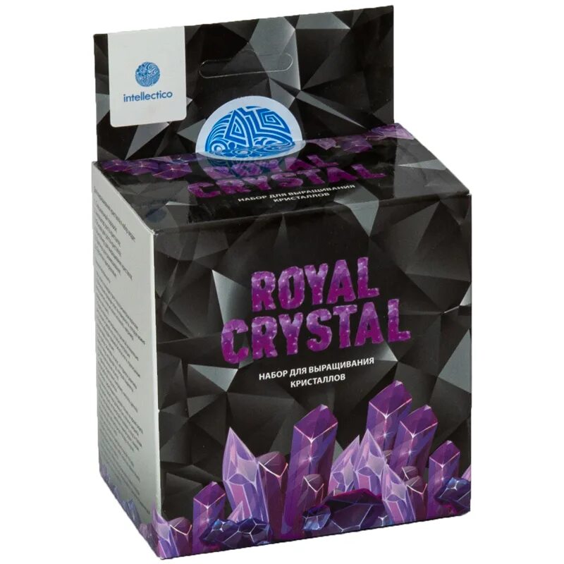 Crystal royal. Научно-познавательный набор для проведения опытов "Royal Crystal" 513. Intellectico Royal Crystal. Научно-познавательный набор для проведения опытов "Royal Crystal", арт.517. Кайбер Кристалл фиолетовый.