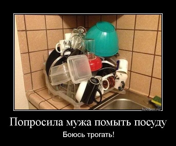 Жена попросила мужа привел. Муж помыл посуду. Шутки про мытье посуды. Для мытья посуды прикольные. Посуда с приколами.