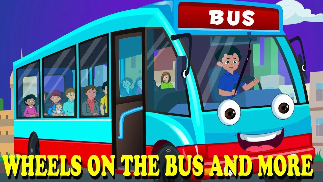 On the bus. Wheels on the bus kids channel.