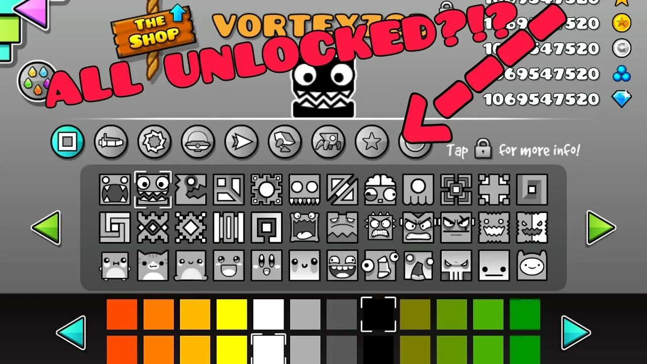 Geometry dash читы на скины. Geometry Dash 2.2 Unlocked. Как включить проценты в геометрии Даш. Geometry Dash все скины. 2.2 Geometry Dash рисунки иконки 2 2 с цветом Кубы.