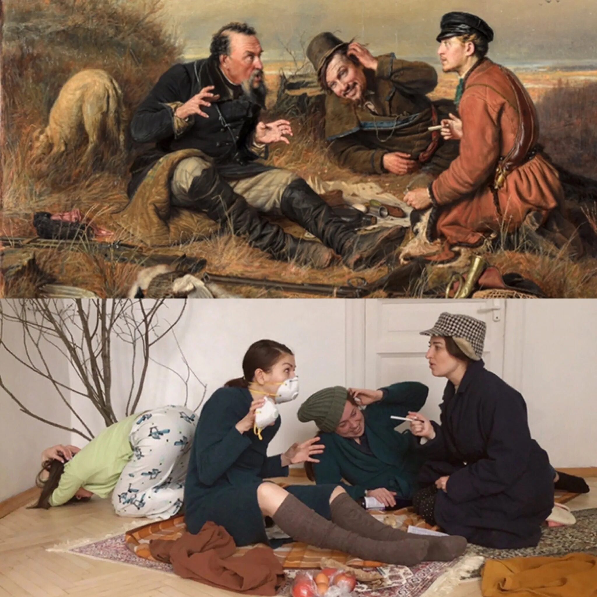 Какие картины написал перов. В.Г. Перова «охотники на привале» (1871).