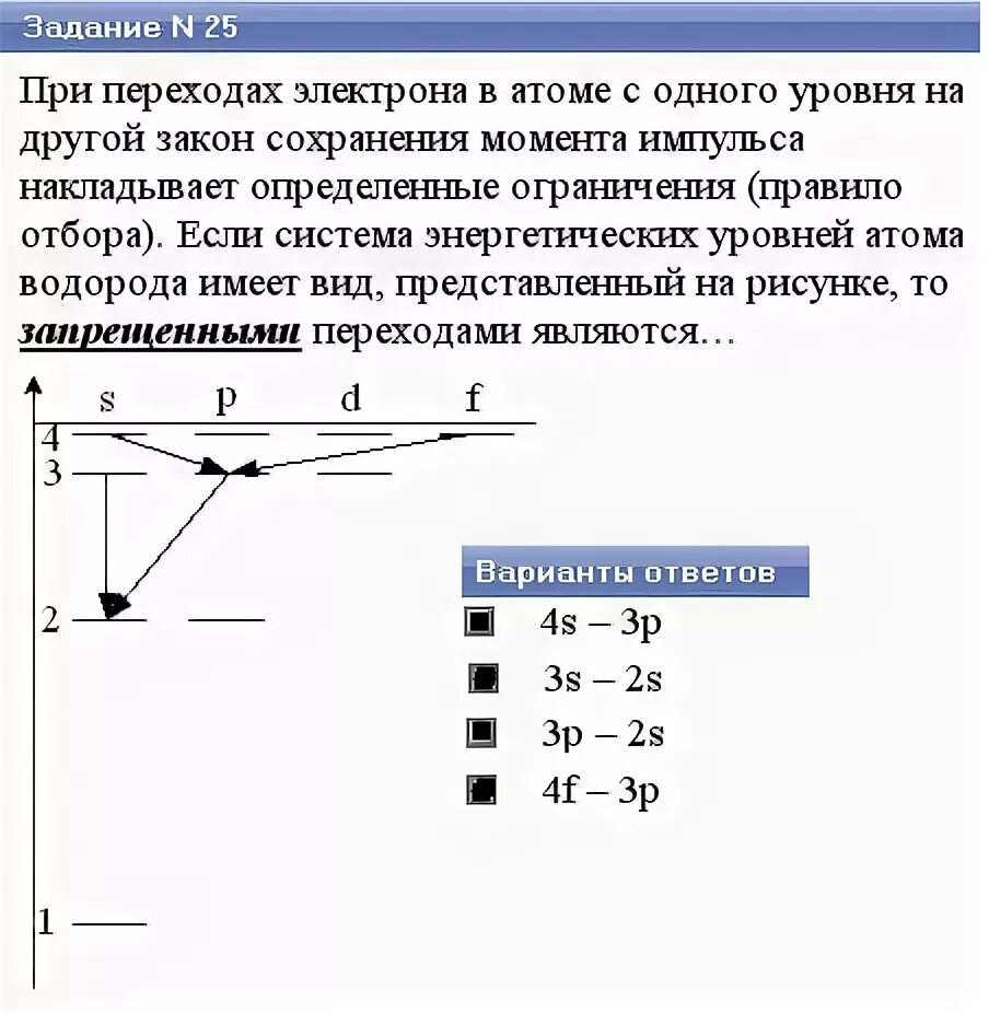 0 0 энергия перехода