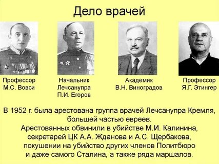 Дело врачей дата