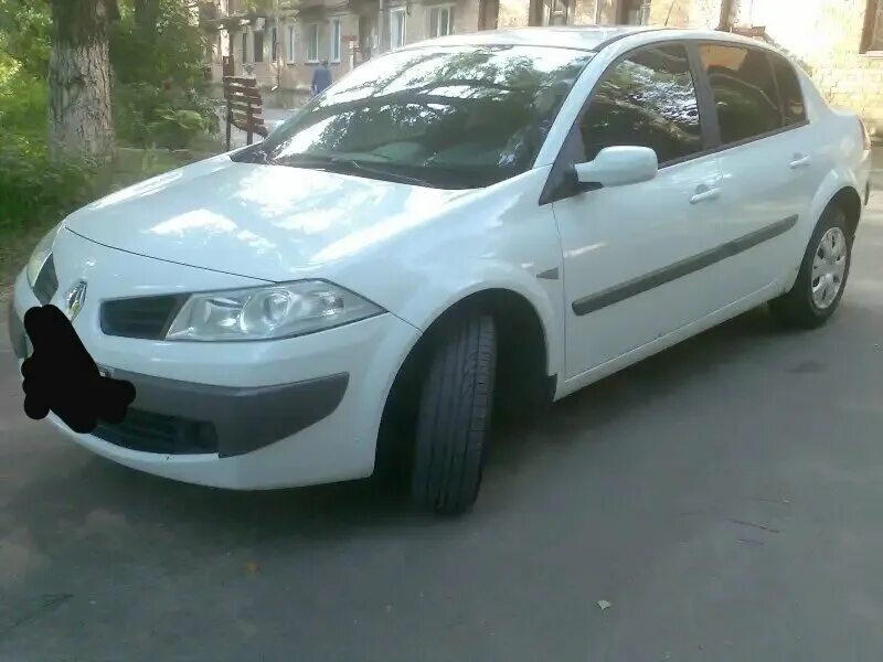 рено меган 2 белый