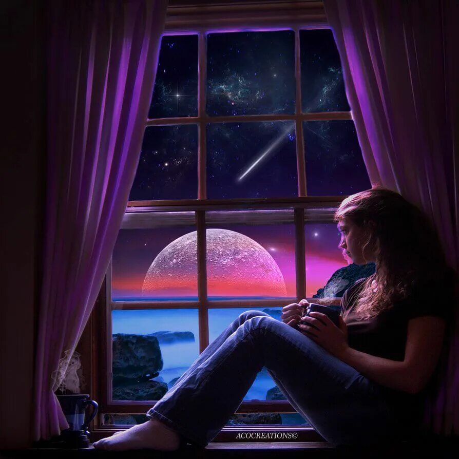Вечер женщина картинки. Девушка у окна. Окно ночью. Девушка сидит на окне. Девушка и ночь.