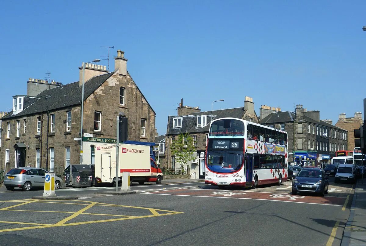 Шотландия Хаддингтон. Морэм Хаддингтон. Toll Road Edinburgh students.