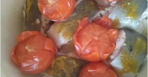 Горбуша с овощами в мультиварке