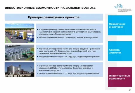 Примеры крупных проектов